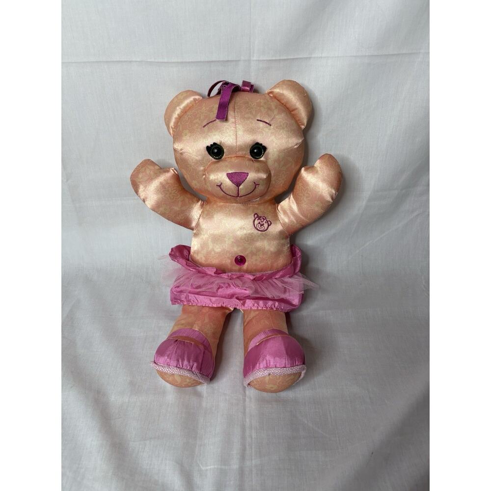Jaks Pacific Doodle Bear Write On Washable Teddy Bear Stuffed Plush Toy Peach